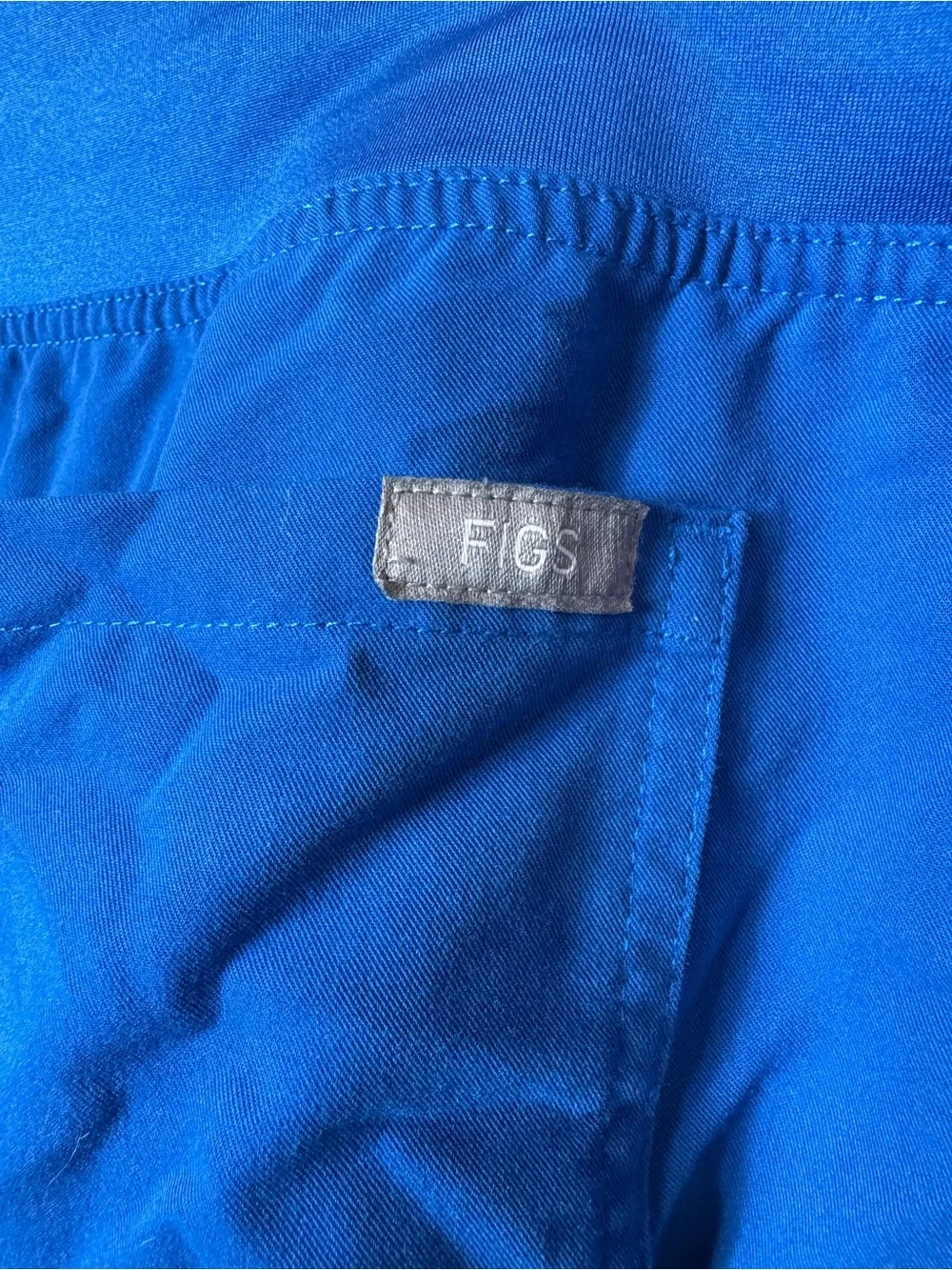 Figs Technical Collection Electric Blue Medical Scrub Pants Soft Flowy Men’s XL